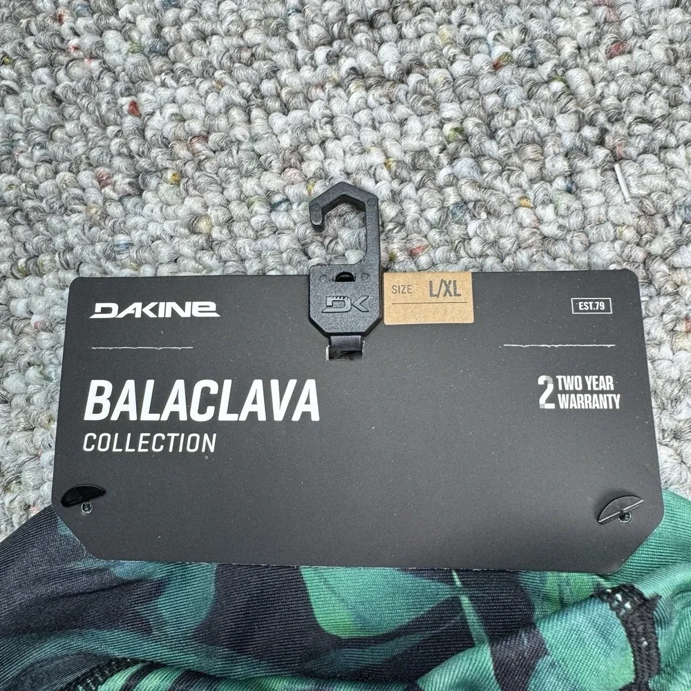 Dakine Ninja Balaclava Adult Large / XL Night Tropical Green NWT
